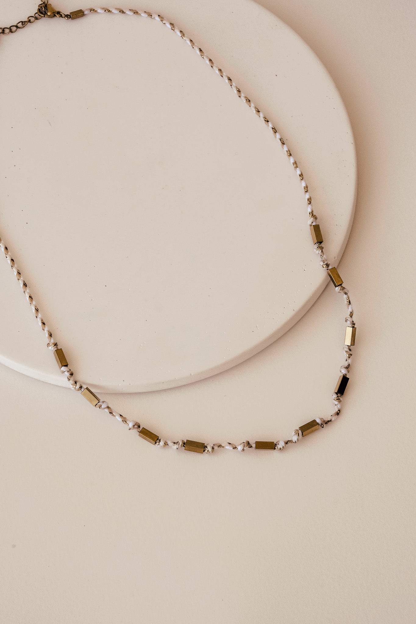Elia Necklace - White