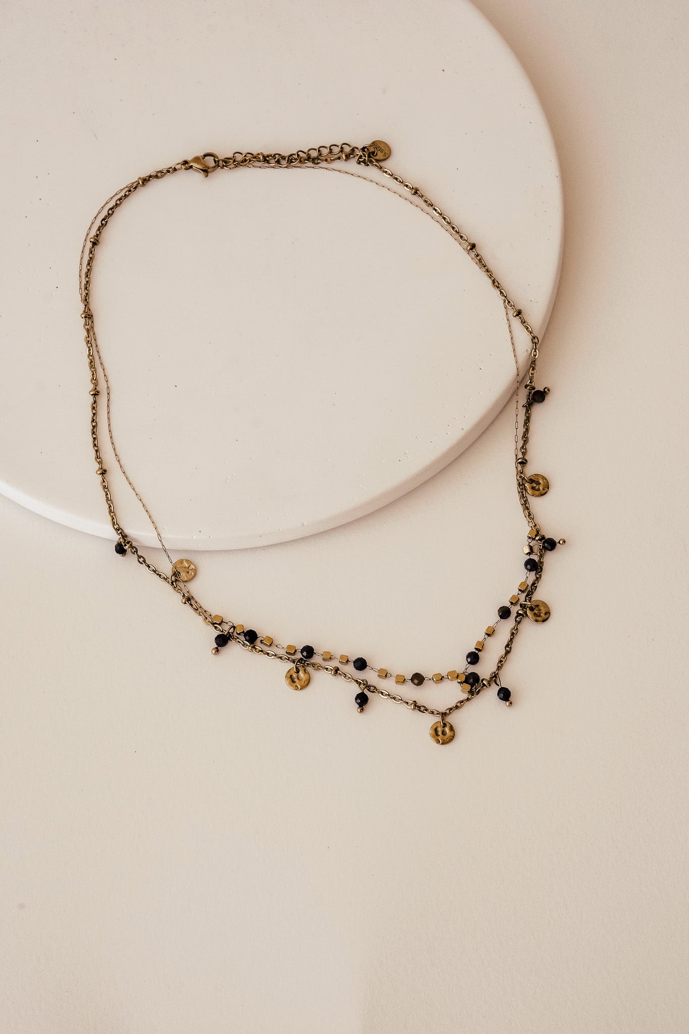 Gianna Necklace - Brown