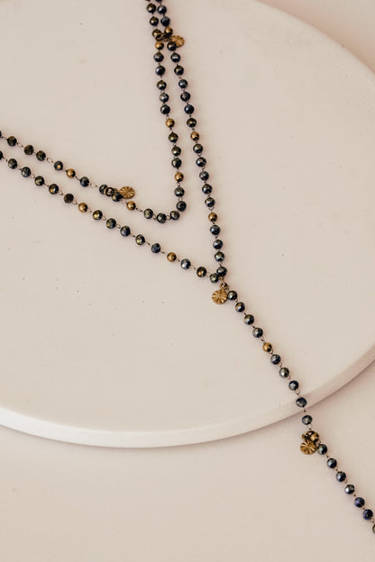 Elena Beaded Y Necklace