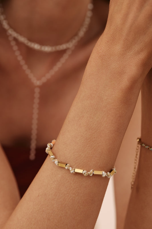 Elia Bracelet - White