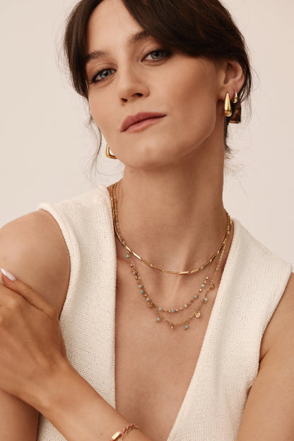 Gianna Necklace - Aqua