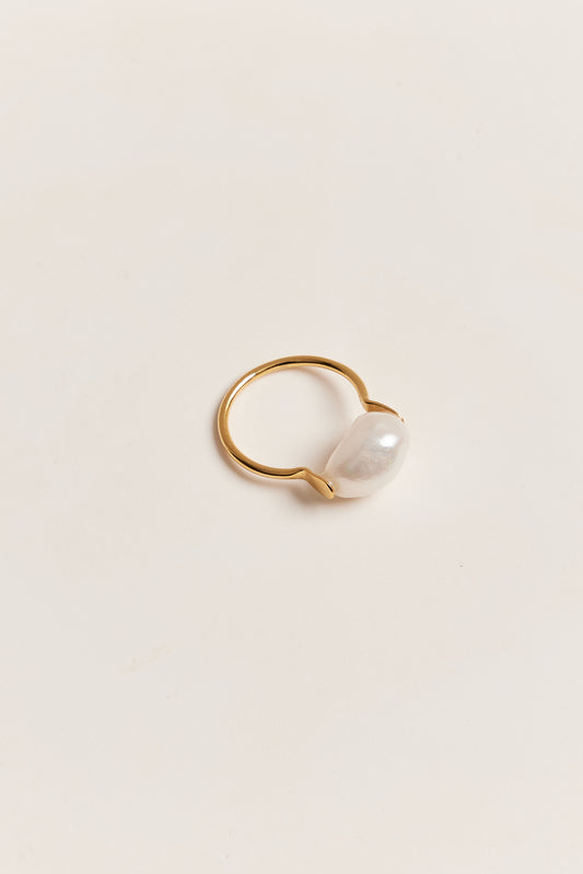 Esme Pearl Ring Gold