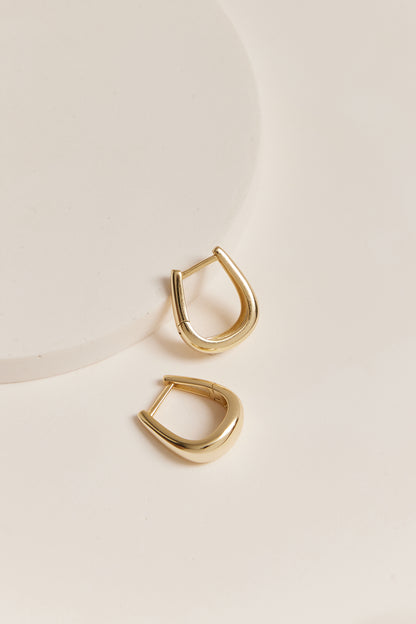 Ada Hoop Earrings Gold